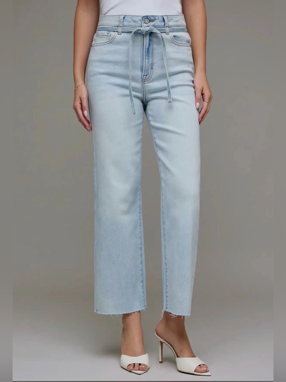 Tie Waist Jeans